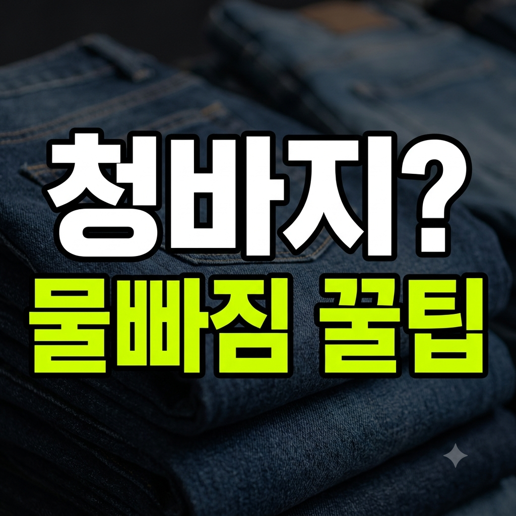 청바지 물빠짐 썸네일